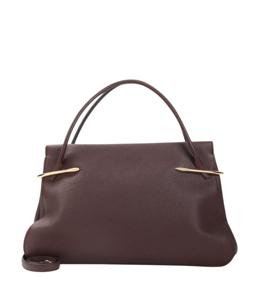 GIVENCHY Коричневая кожаная сумка тоут, фото 1