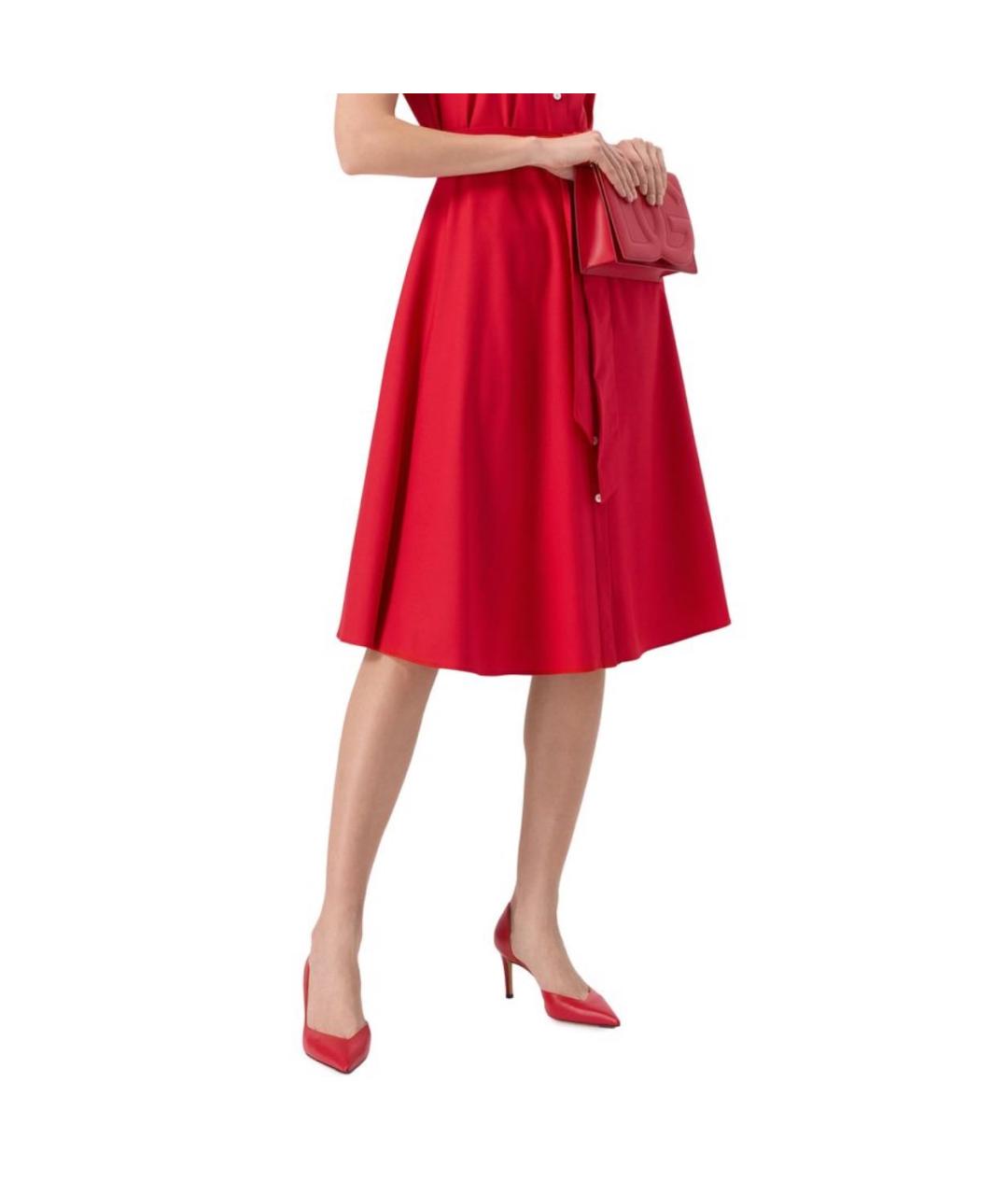 KITON Красные кожаные туфли, фото 6