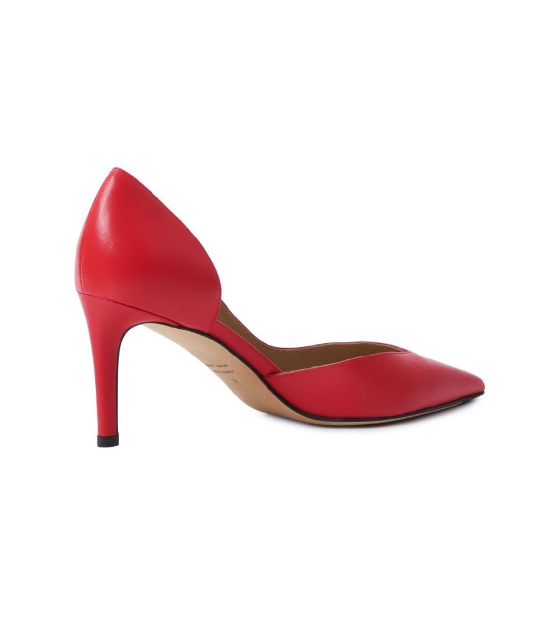 KITON Красные кожаные туфли, фото 3