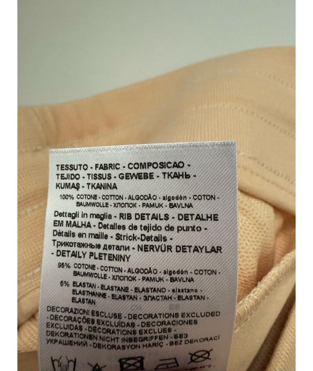 ARMANI EXCHANGE Бежевые хлопковые спортивные брюки и шорты, фото 5