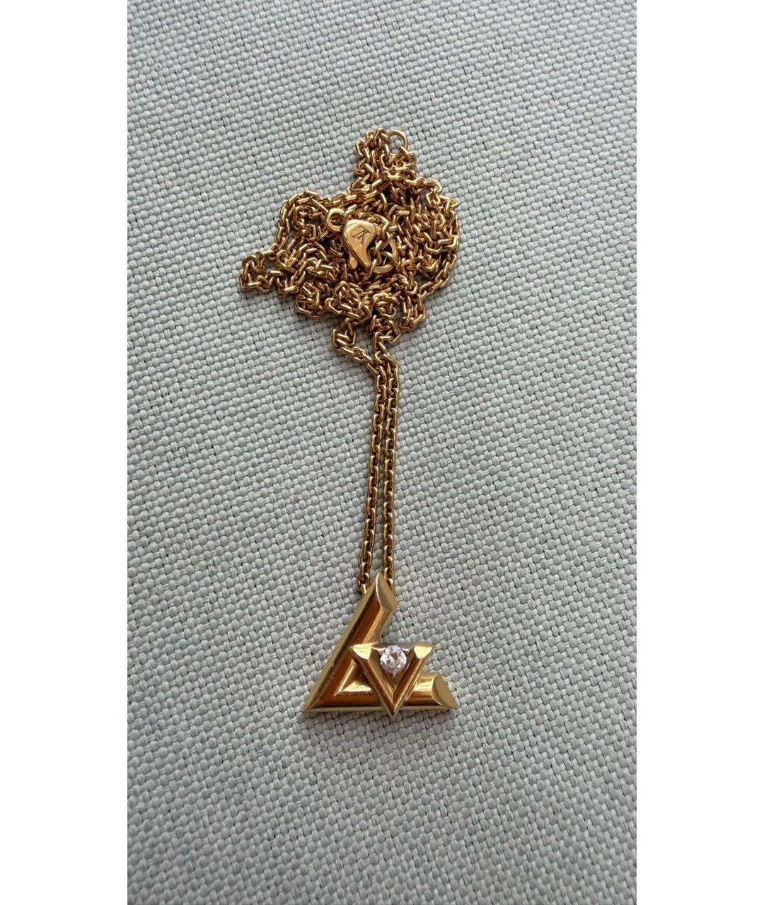 LOUIS VUITTON Золотая подвеска из желтого золота, фото 6