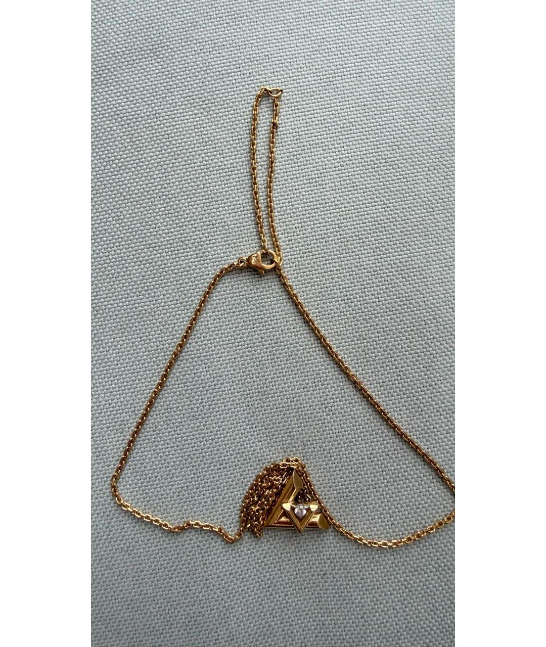 LOUIS VUITTON Золотая подвеска из желтого золота, фото 3