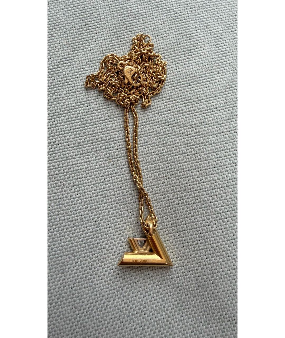 LOUIS VUITTON Золотая подвеска из желтого золота, фото 2