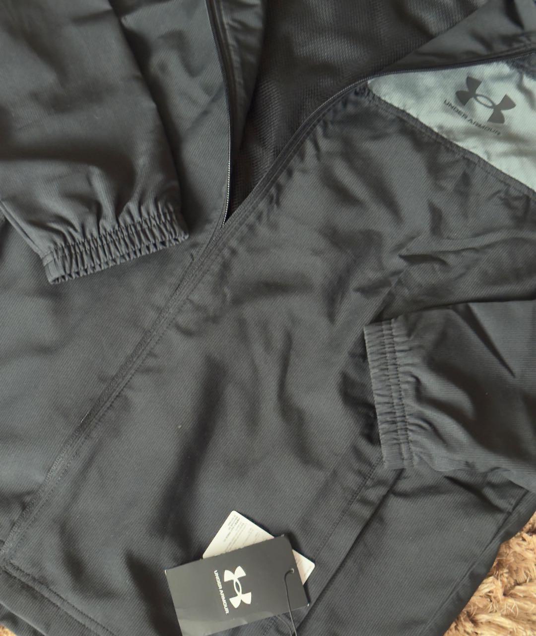 MANSORY x UNDER ARMOUR Черная полиэстеровая куртка, фото 3