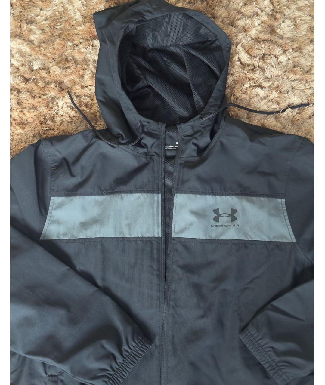 MANSORY x UNDER ARMOUR Черная полиэстеровая куртка, фото 2