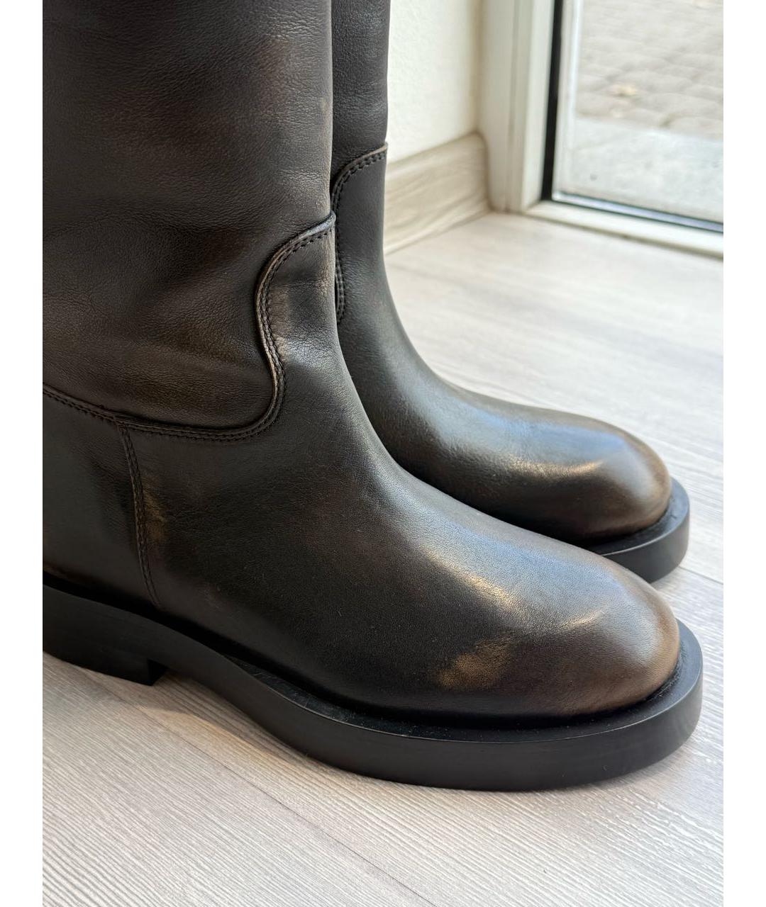 PARIS TEXAS Коричневые кожаные сапоги, фото 5