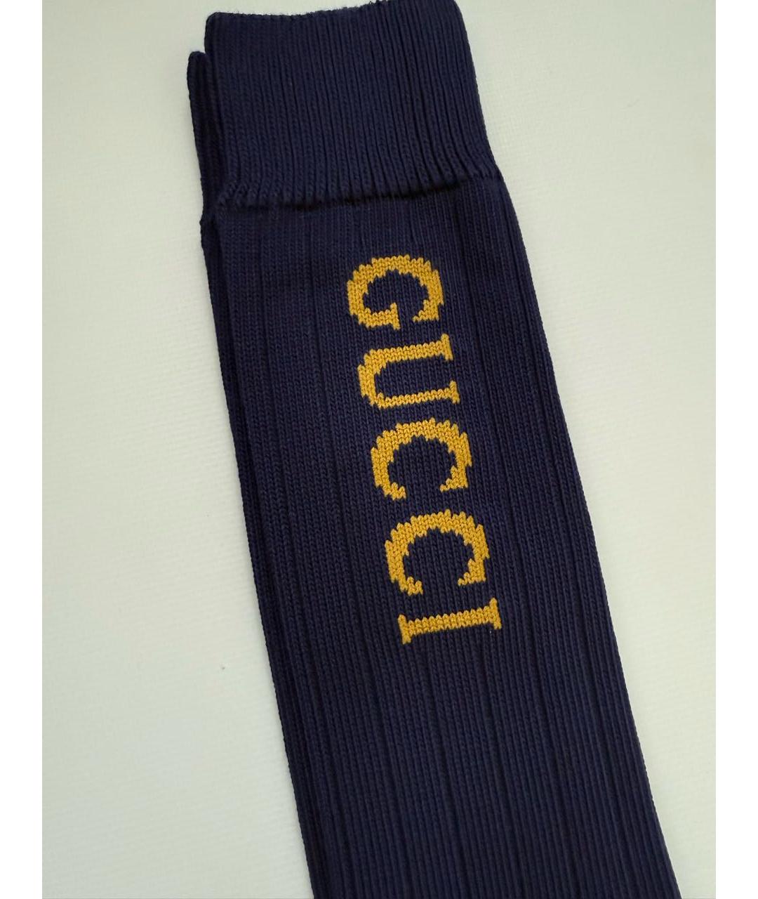 GUCCI Темно-синие носки, чулки и колготы, фото 2