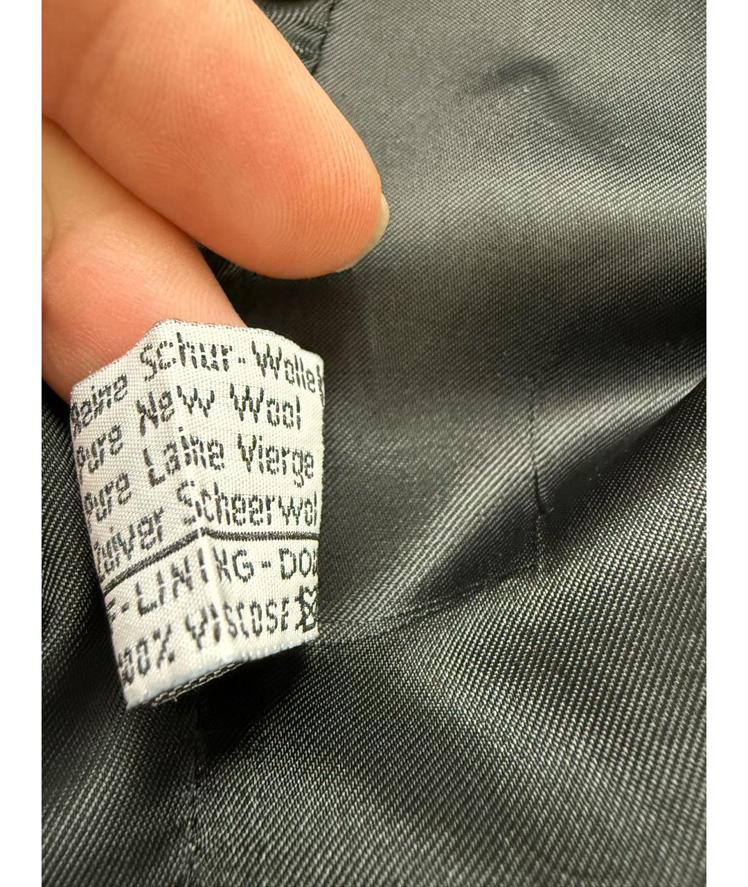 BURBERRY Серый шерстяной жакет/пиджак, фото 6