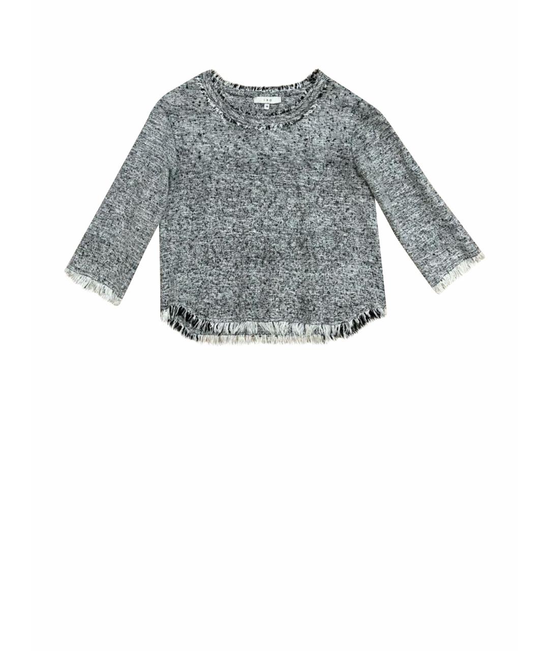 IRO Серый хлопковый джемпер / свитер, фото 1