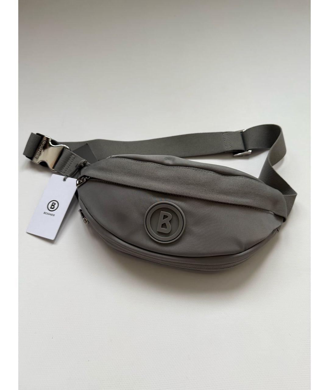 BOGNER Серая поясная сумка, фото 6
