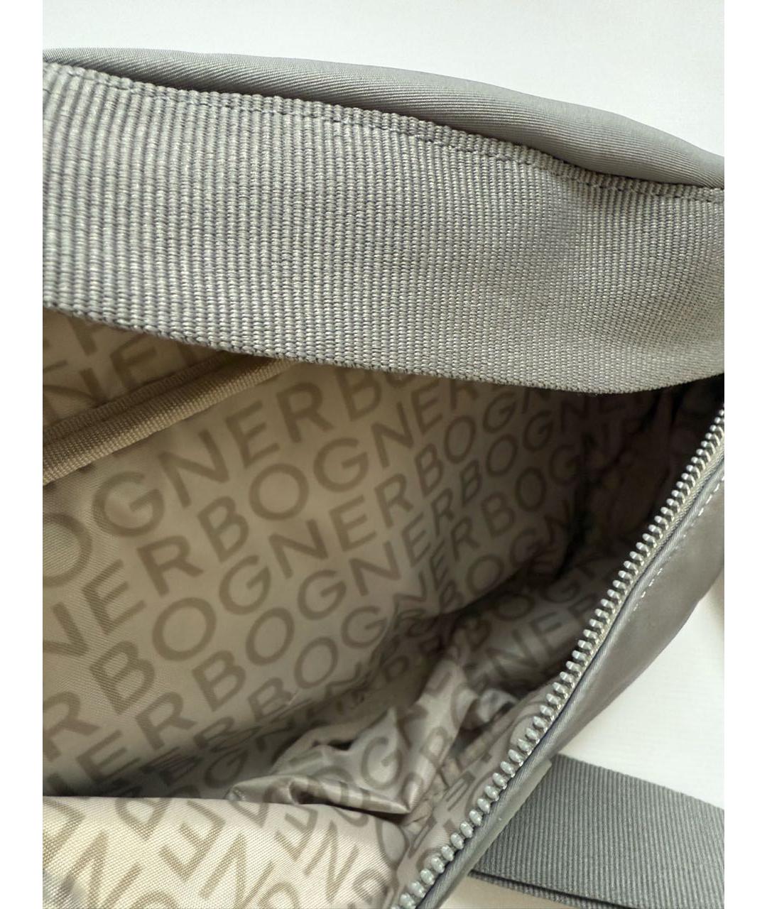 BOGNER Серая поясная сумка, фото 4