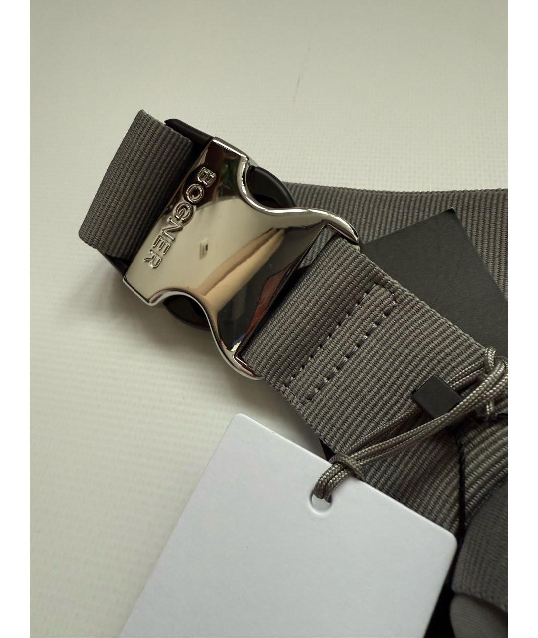 BOGNER Серая поясная сумка, фото 5