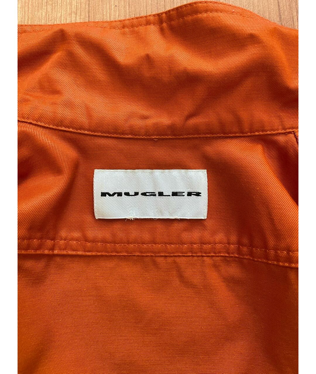 MUGLER Оранжевый жакет/пиджак, фото 3