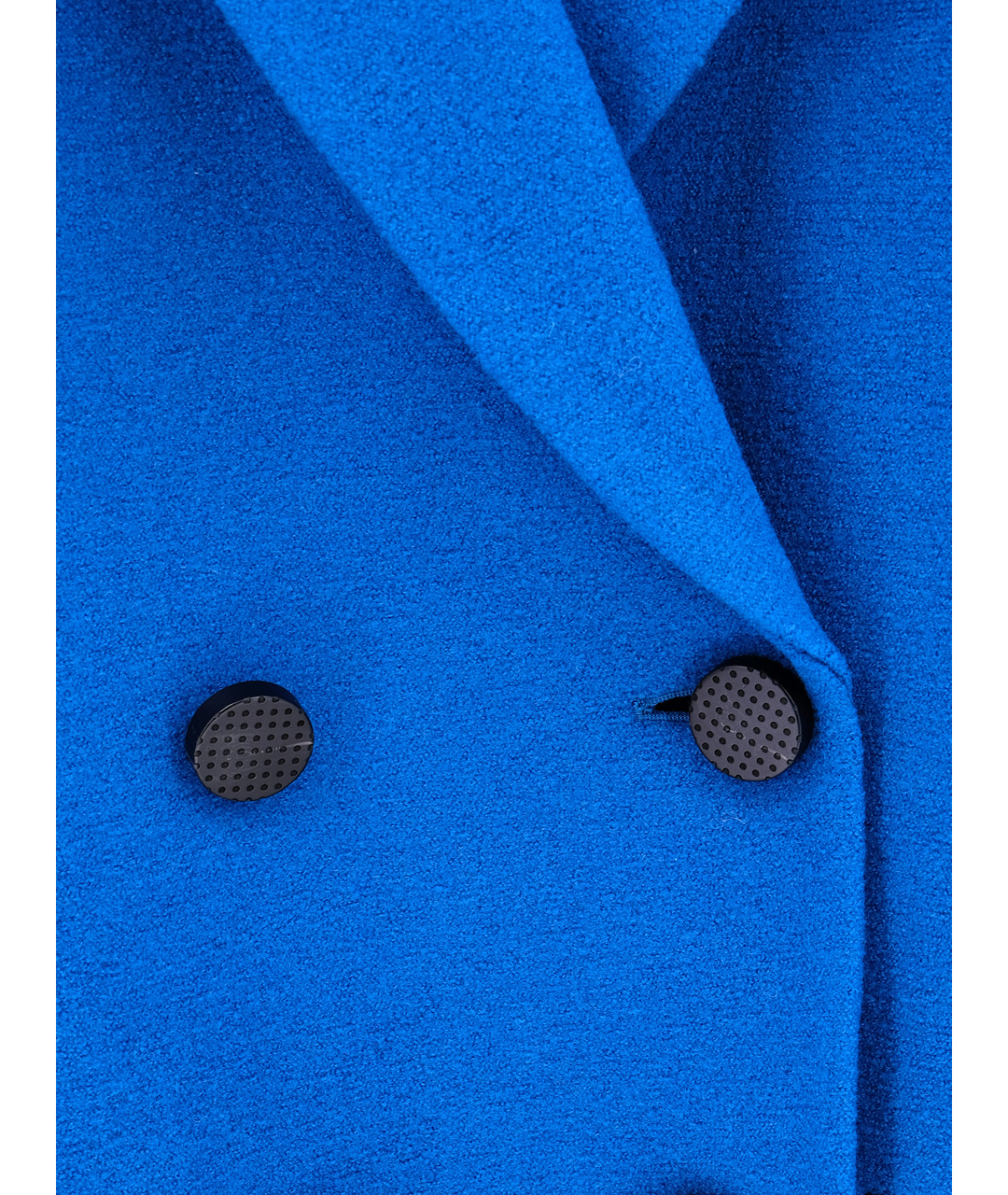 DIANE VON FURSTENBERG Голубое шерстяное пальто, фото 4