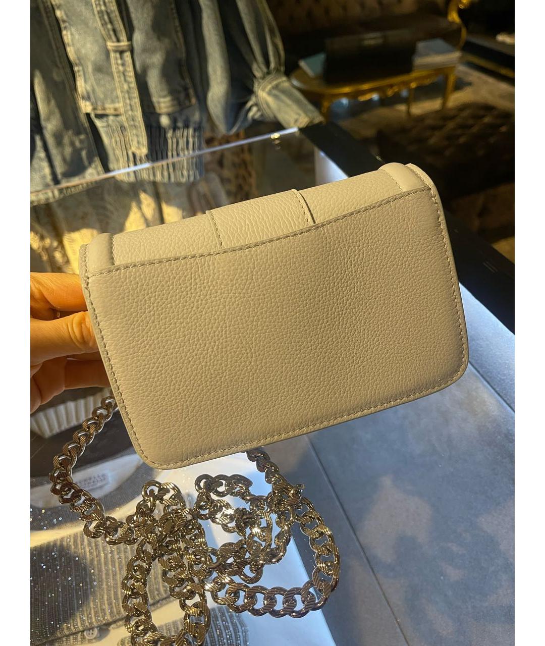 KITON Голубая кожаная сумка через плечо, фото 4