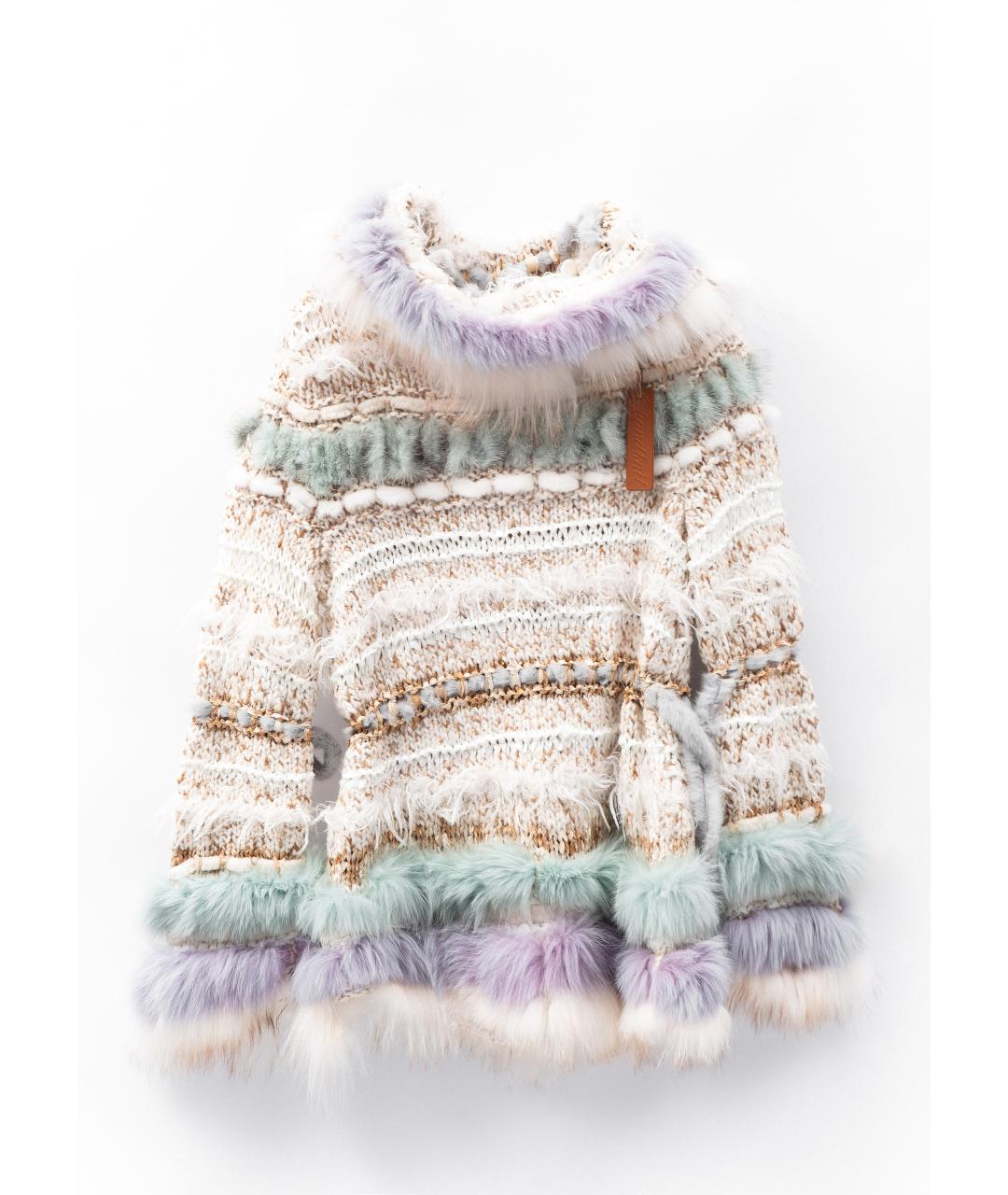 ESCADA Мульти шерстяной джемпер / свитер, фото 6