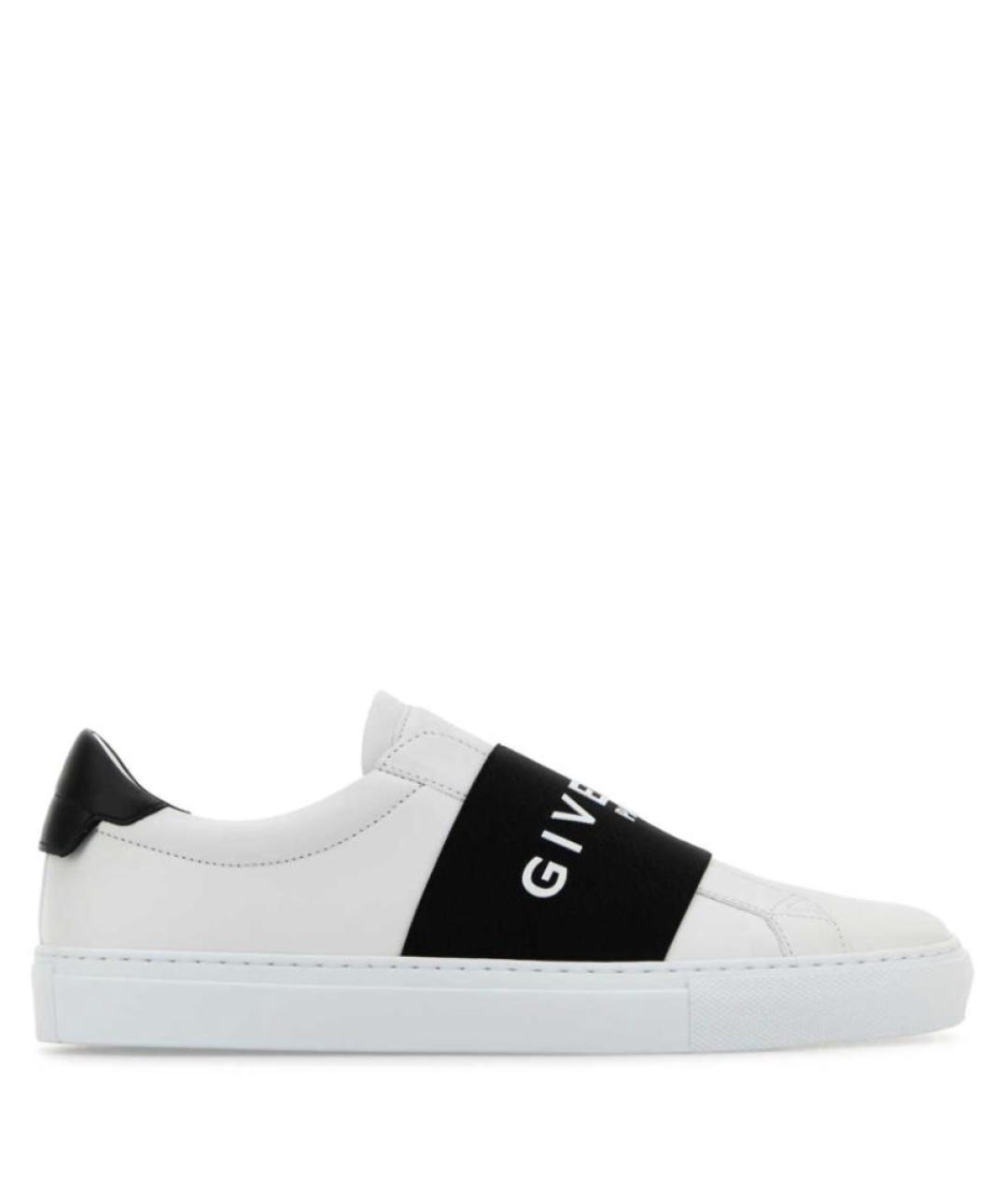 GIVENCHY Белые кожаные слипоны, фото 1