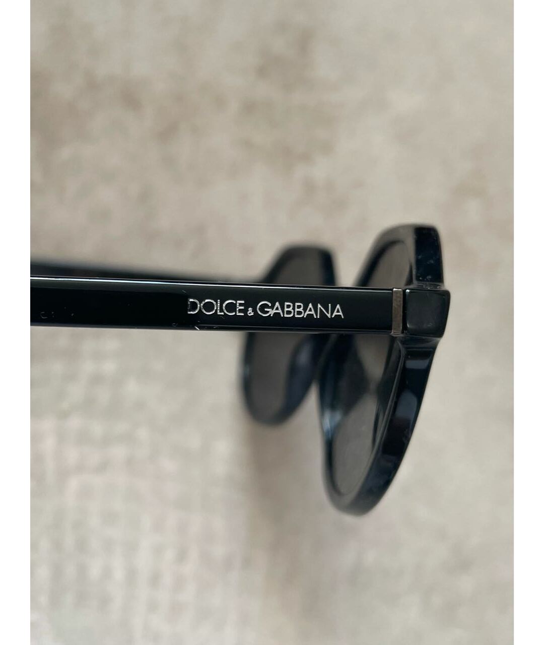 DOLCE&GABBANA Черные пластиковые солнцезащитные очки, фото 4