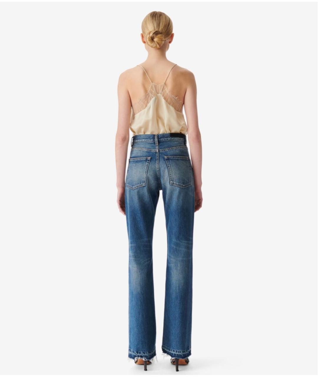 IRO Синие прямые джинсы, фото 4