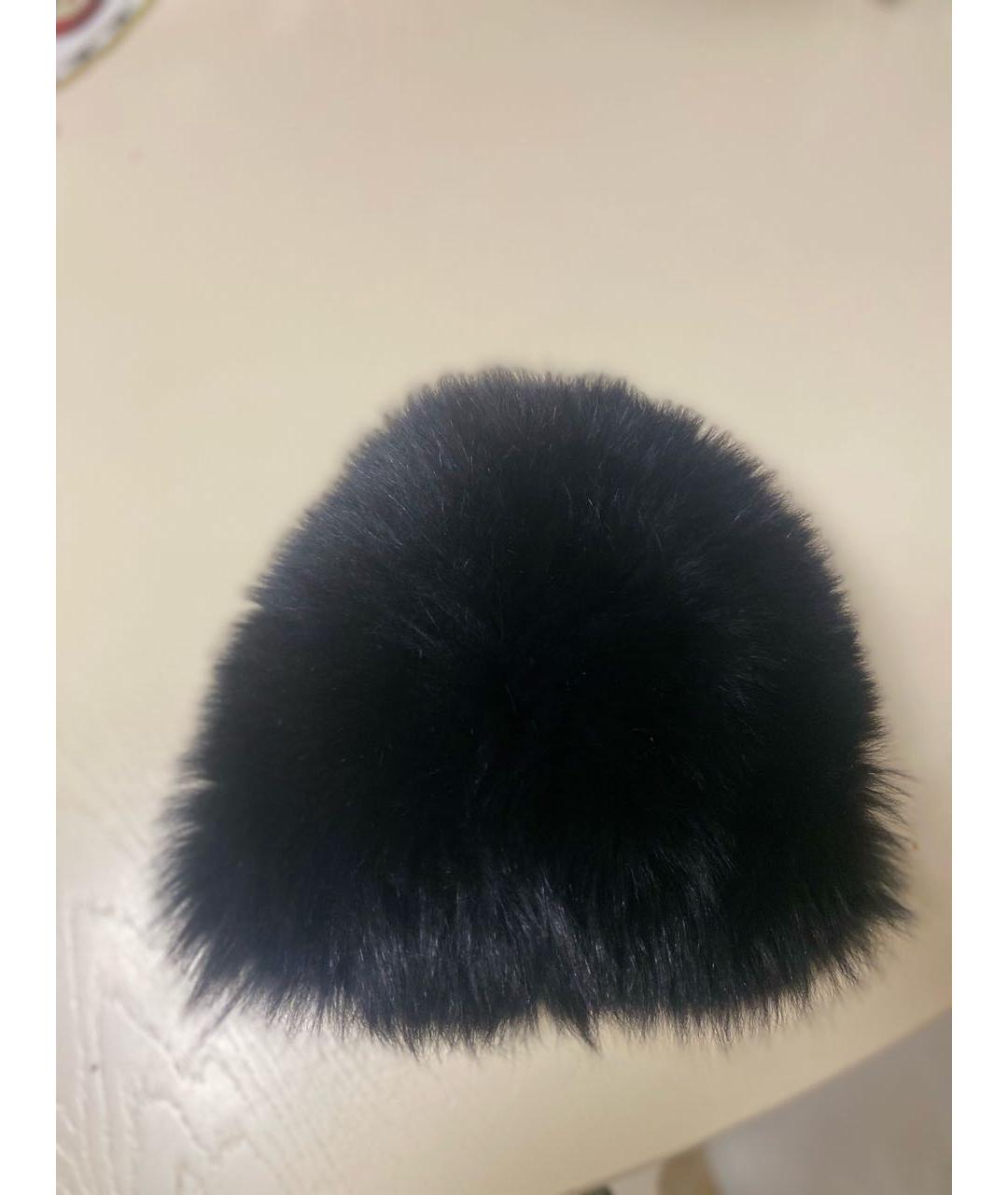 MONCLER Черная шапка, фото 4