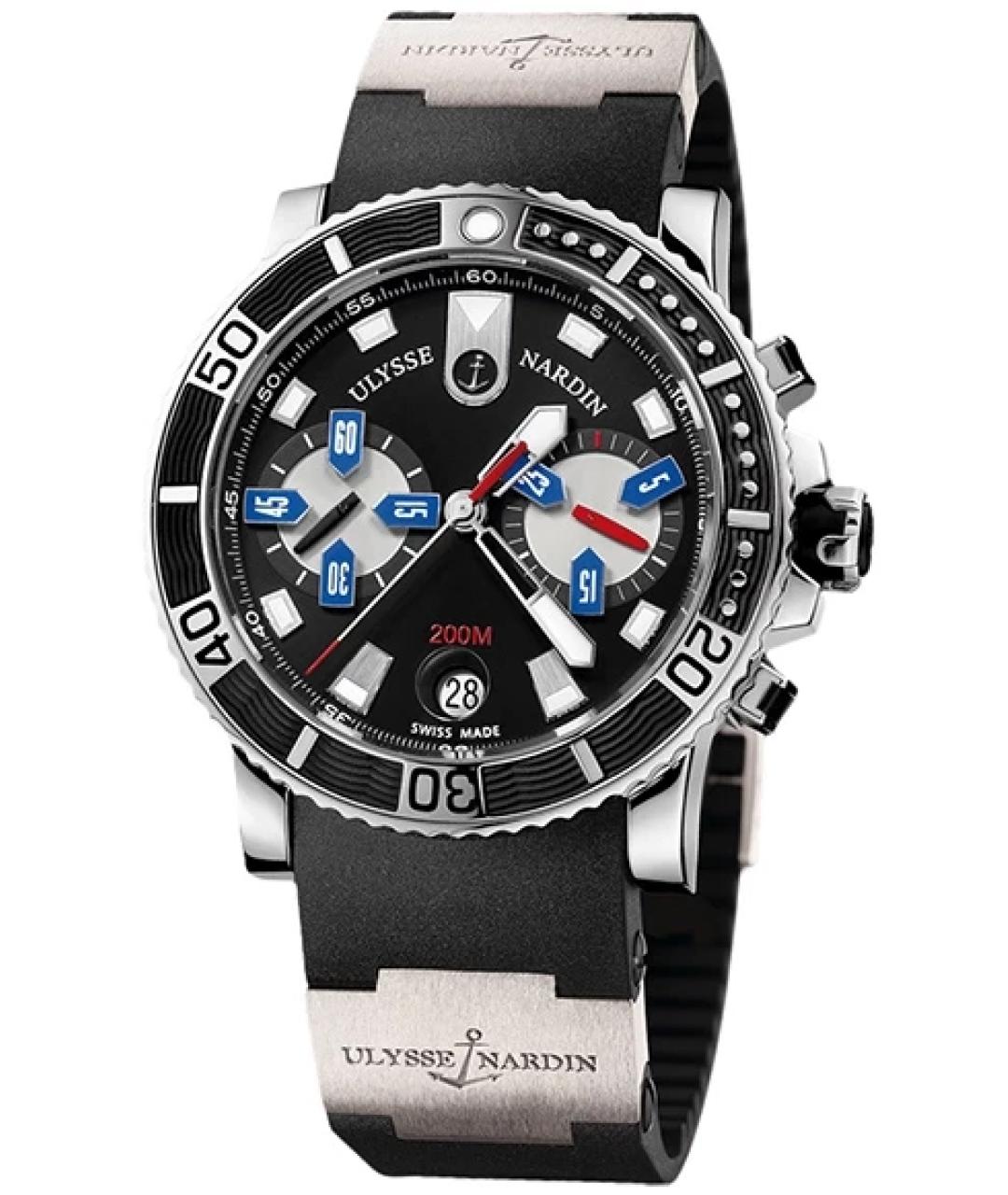 Ulysse Nardin Черные часы, фото 8