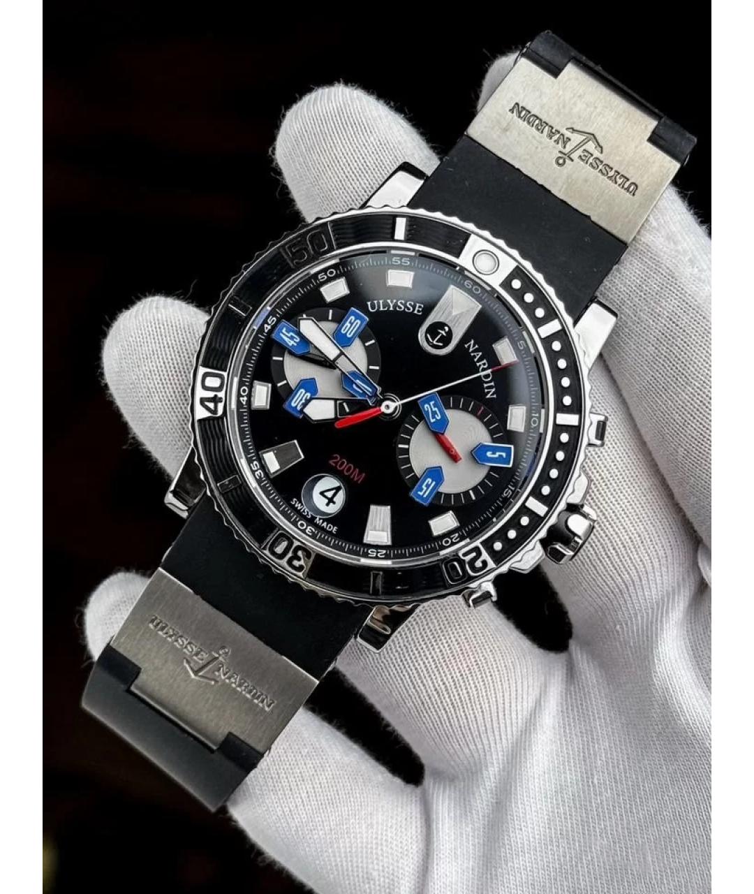 Ulysse Nardin Черные часы, фото 2
