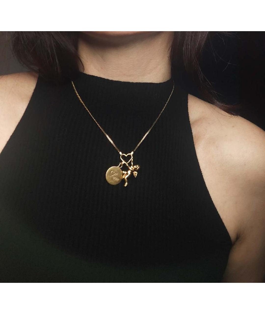 CHRISTIAN DIOR Золотое серебряное колье, фото 5