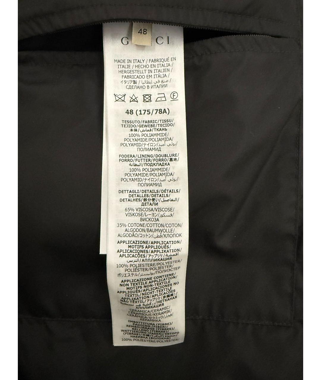 GUCCI Черная куртка, фото 5