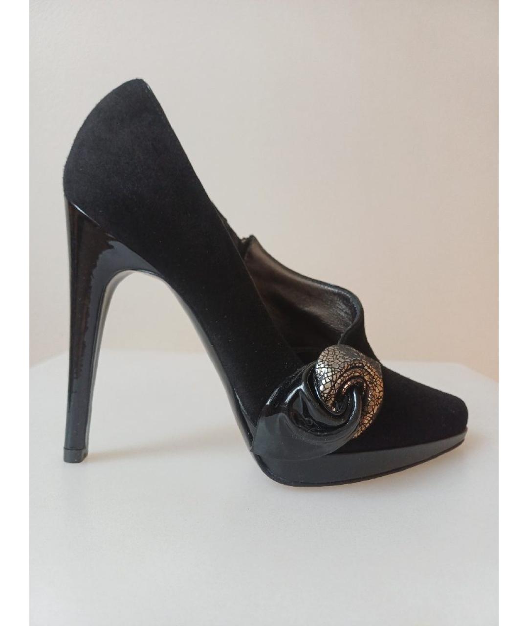 CASADEI Черные замшевые туфли, фото 10