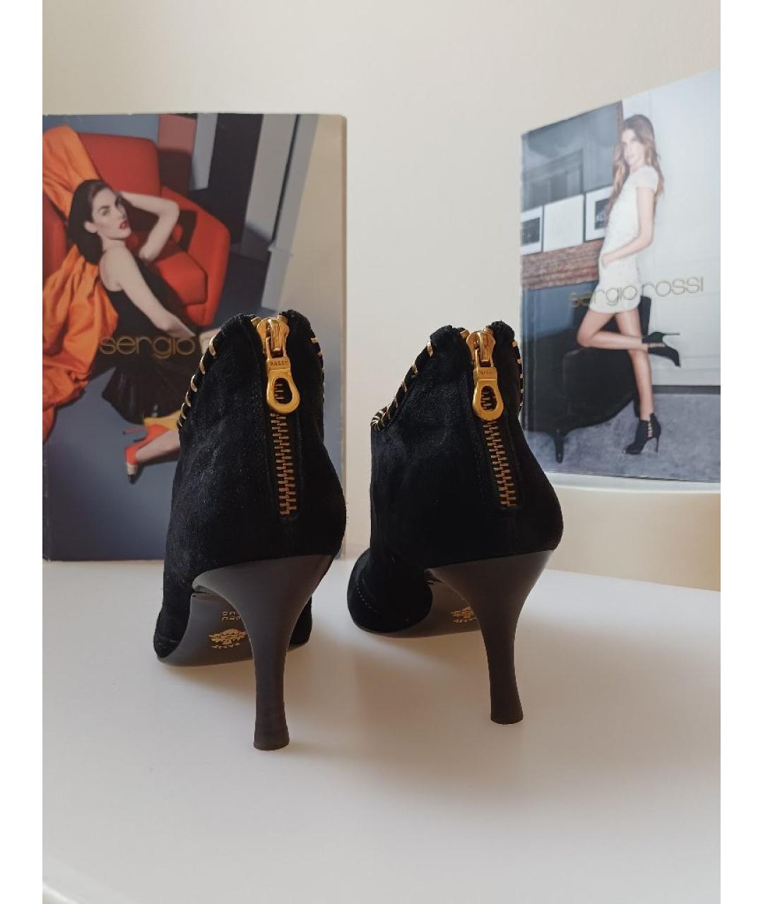 BALLY Черные замшевые ботильоны, фото 7