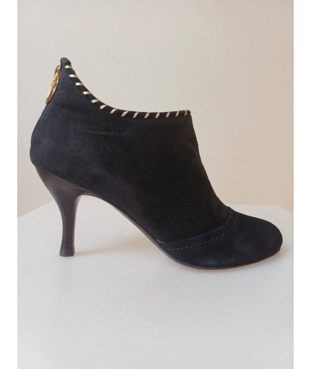 BALLY Черные замшевые ботильоны, фото 9