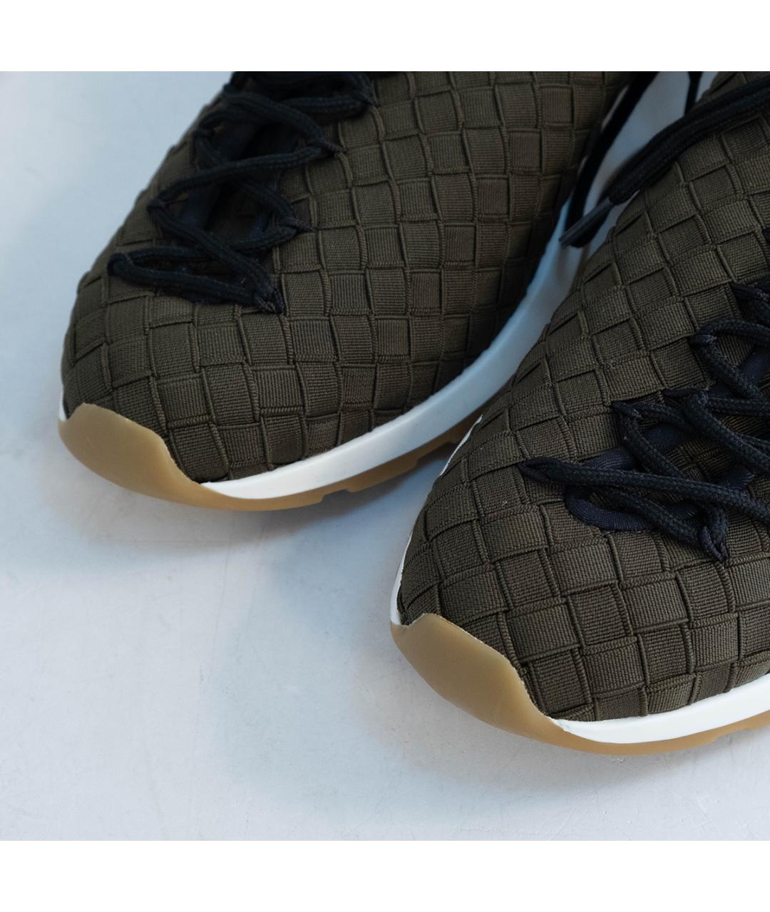 BRUNELLO CUCINELLI Хаки текстильные кроссовки, фото 3
