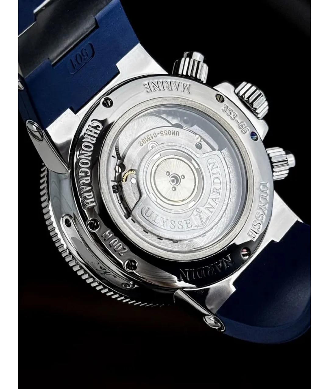Ulysse Nardin Темно-синие часы, фото 6