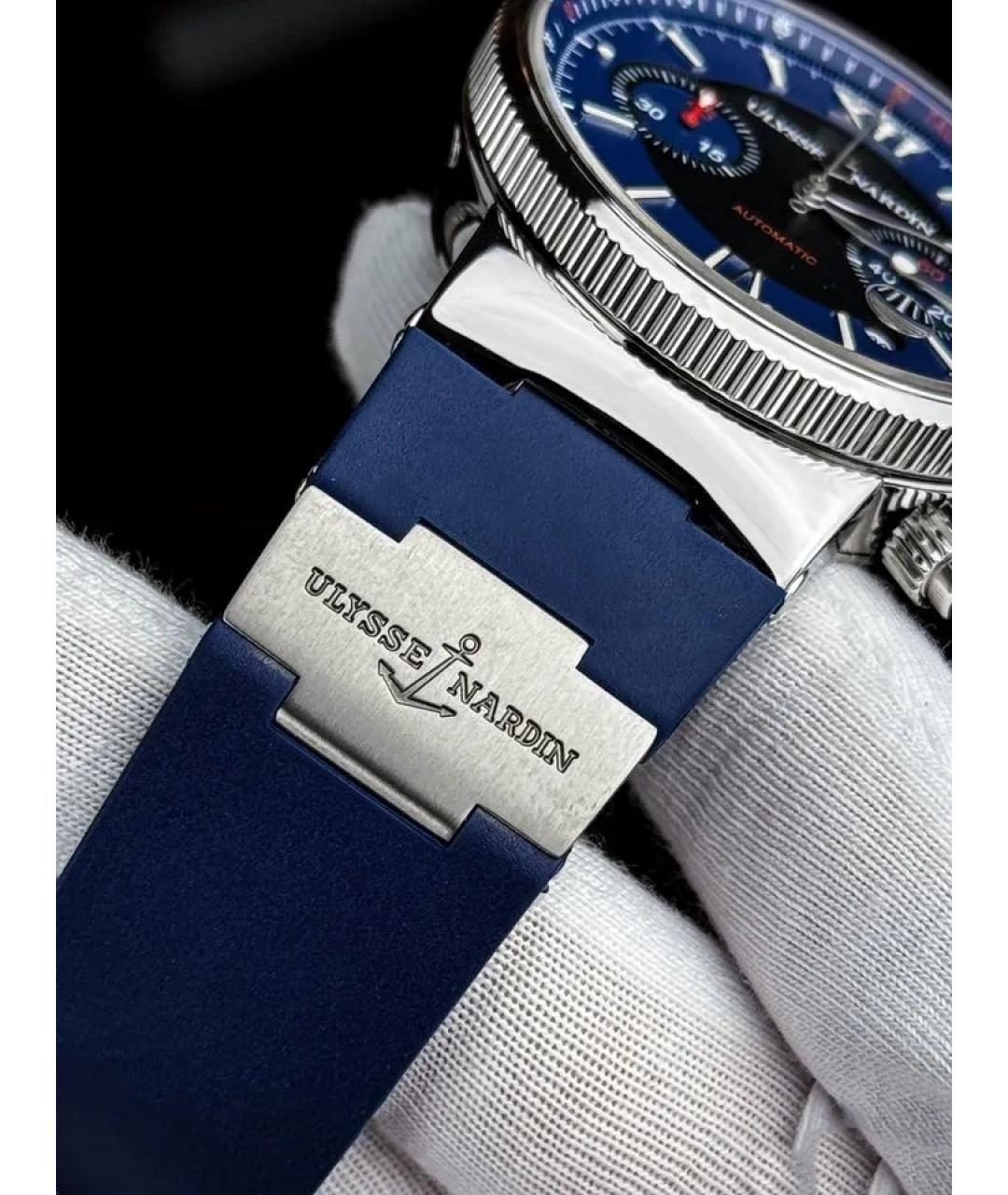 Ulysse Nardin Темно-синие часы, фото 3