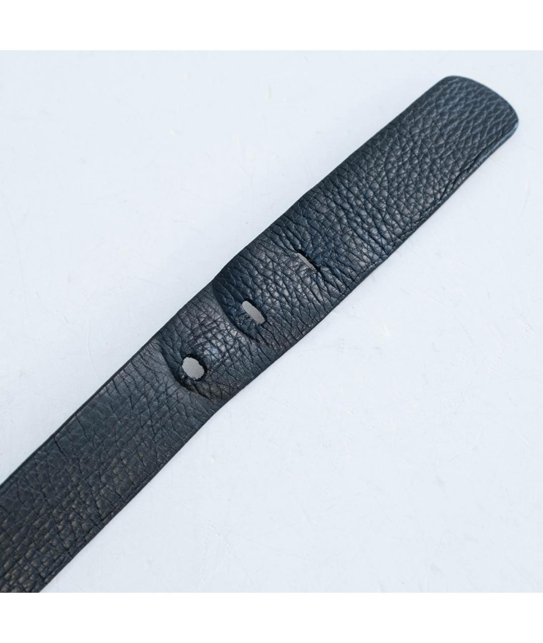 FERRAGAMO Черный кожаный ремень, фото 5