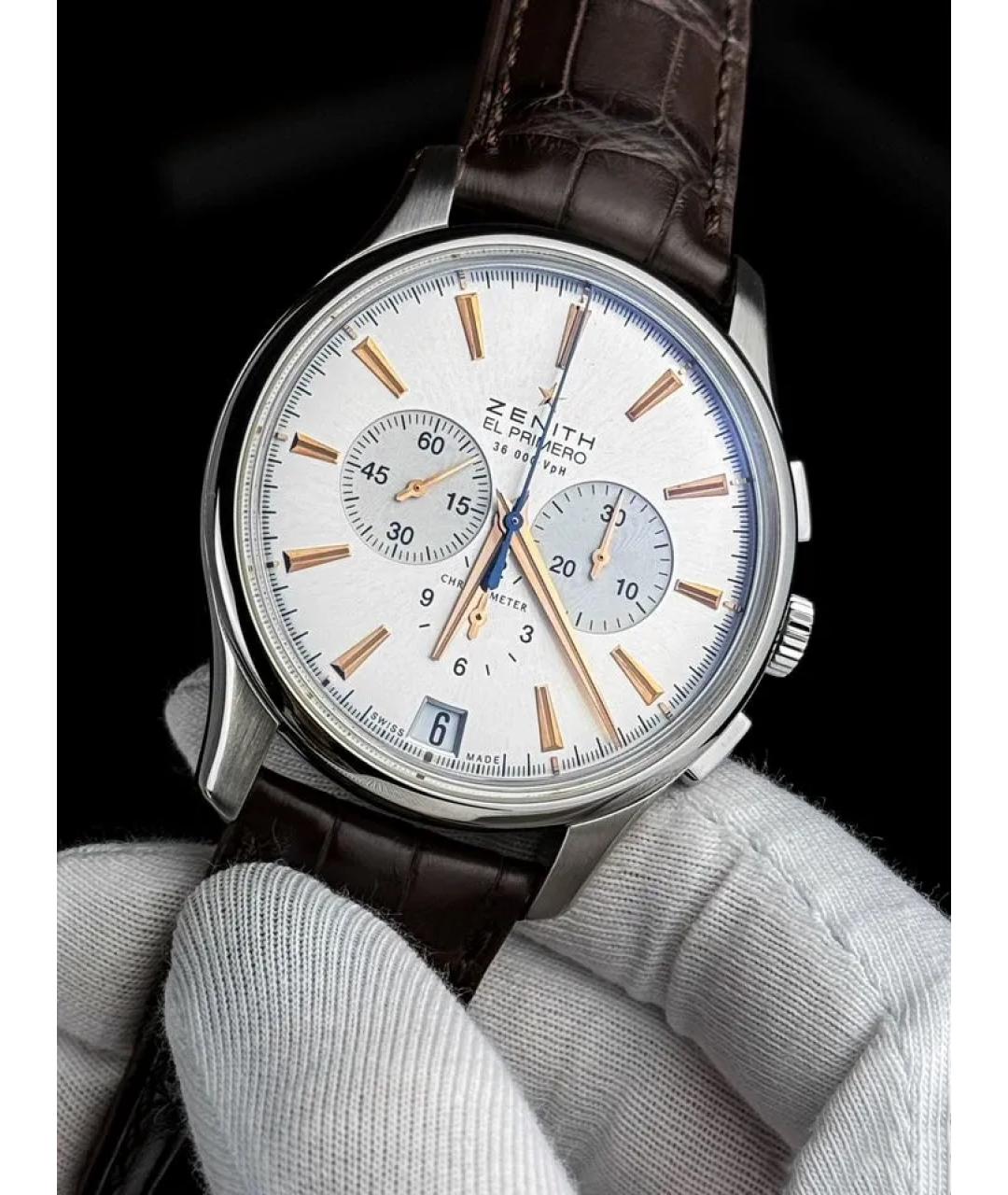 ZENITH Серебряные часы, фото 2