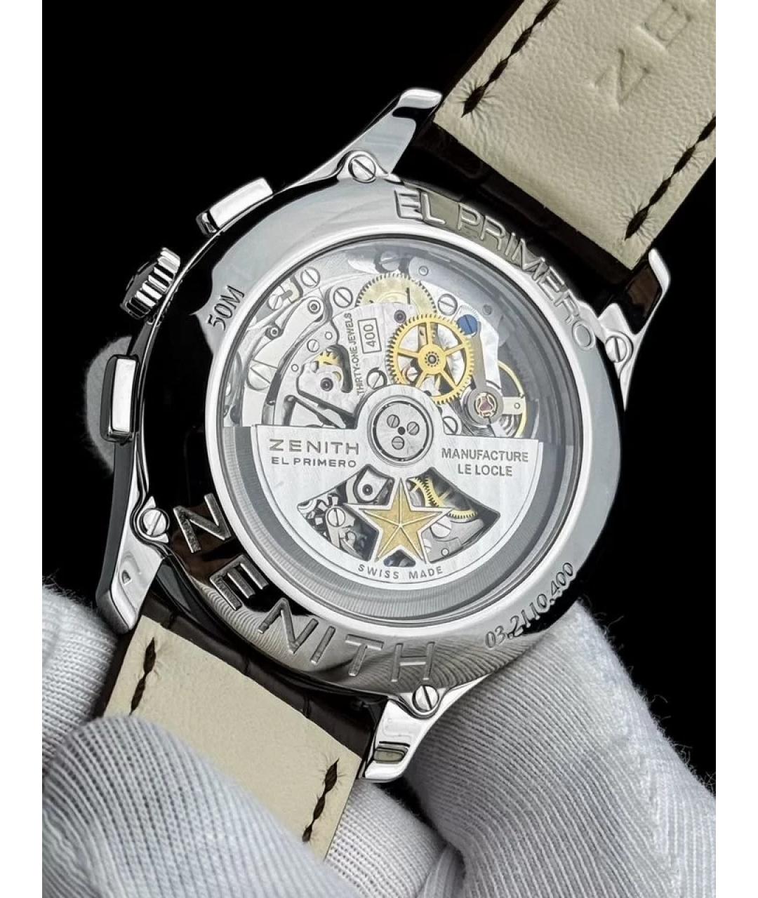 ZENITH Серебряные часы, фото 5