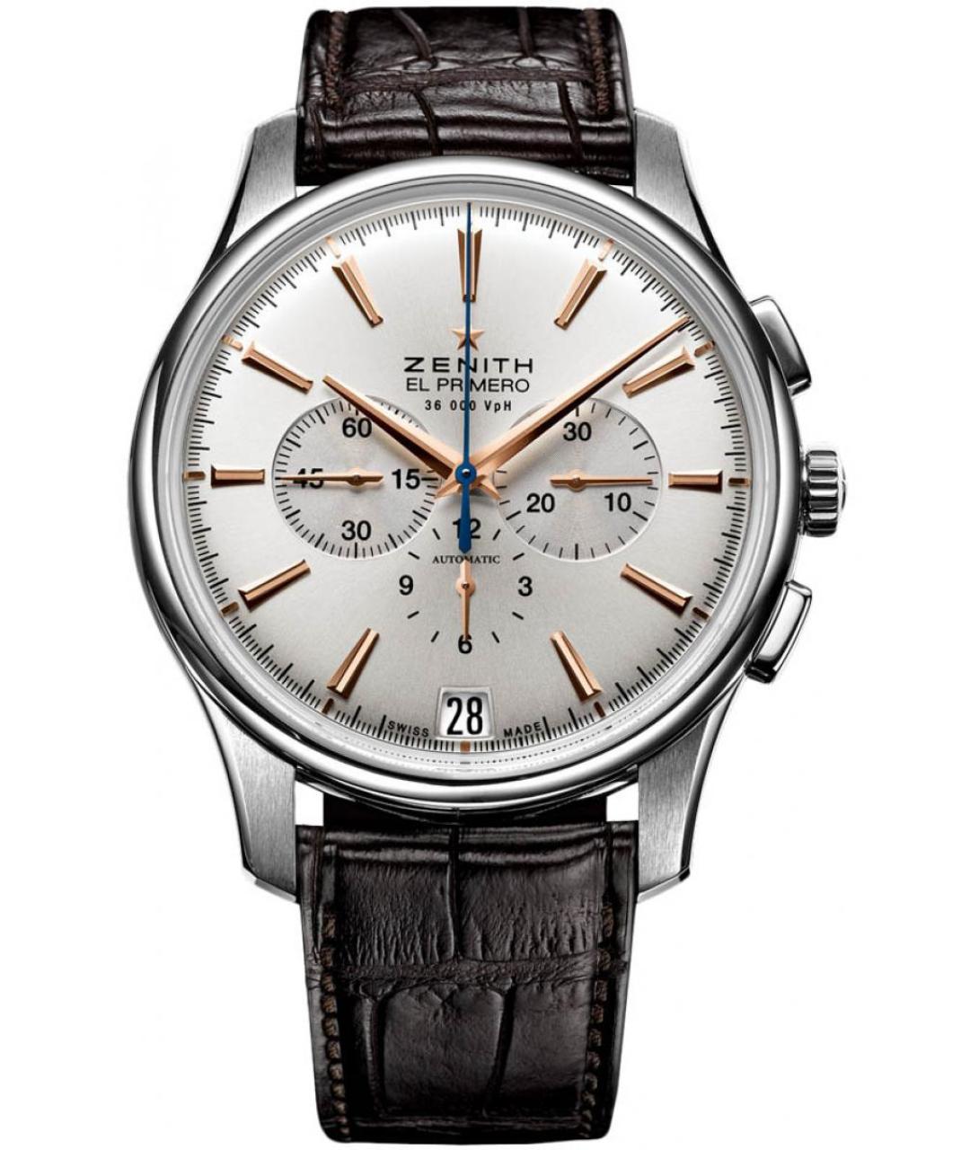 ZENITH Серебряные часы, фото 7