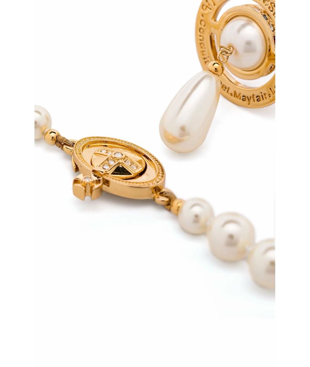 VIVIENNE WESTWOOD Золотой латунный чокер, фото 3