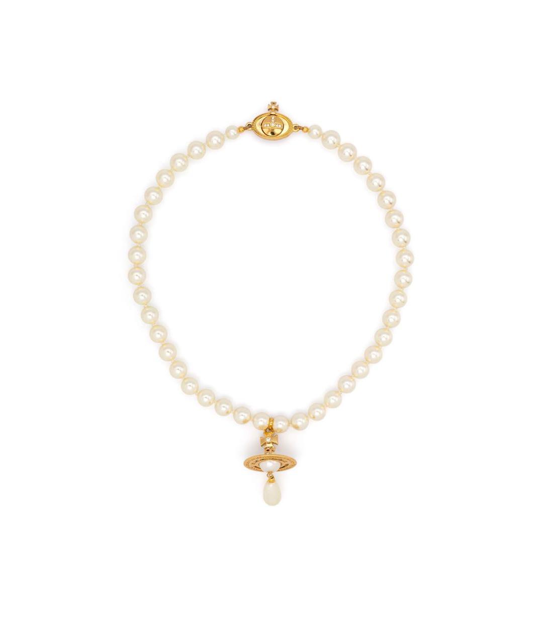 VIVIENNE WESTWOOD Золотой латунный чокер, фото 1