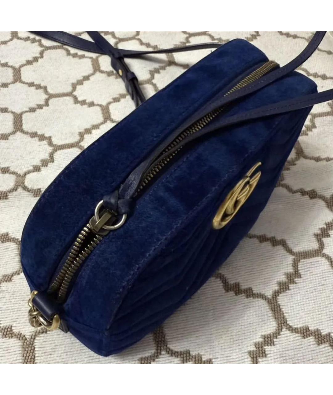 GUCCI Синяя сумка через плечо, фото 5