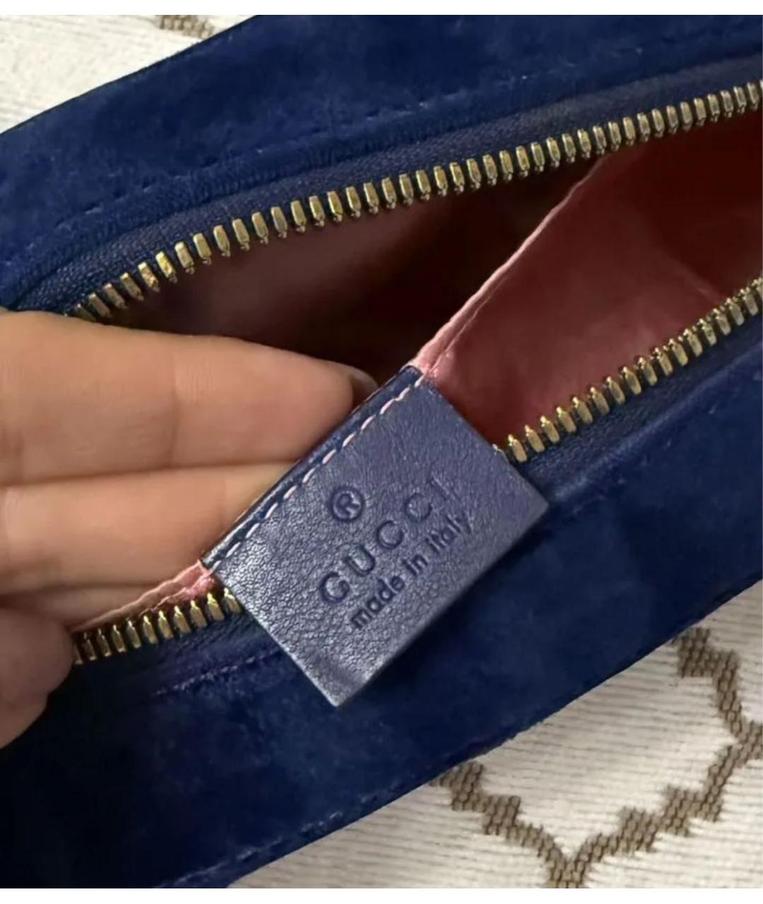 GUCCI Синяя сумка через плечо, фото 7
