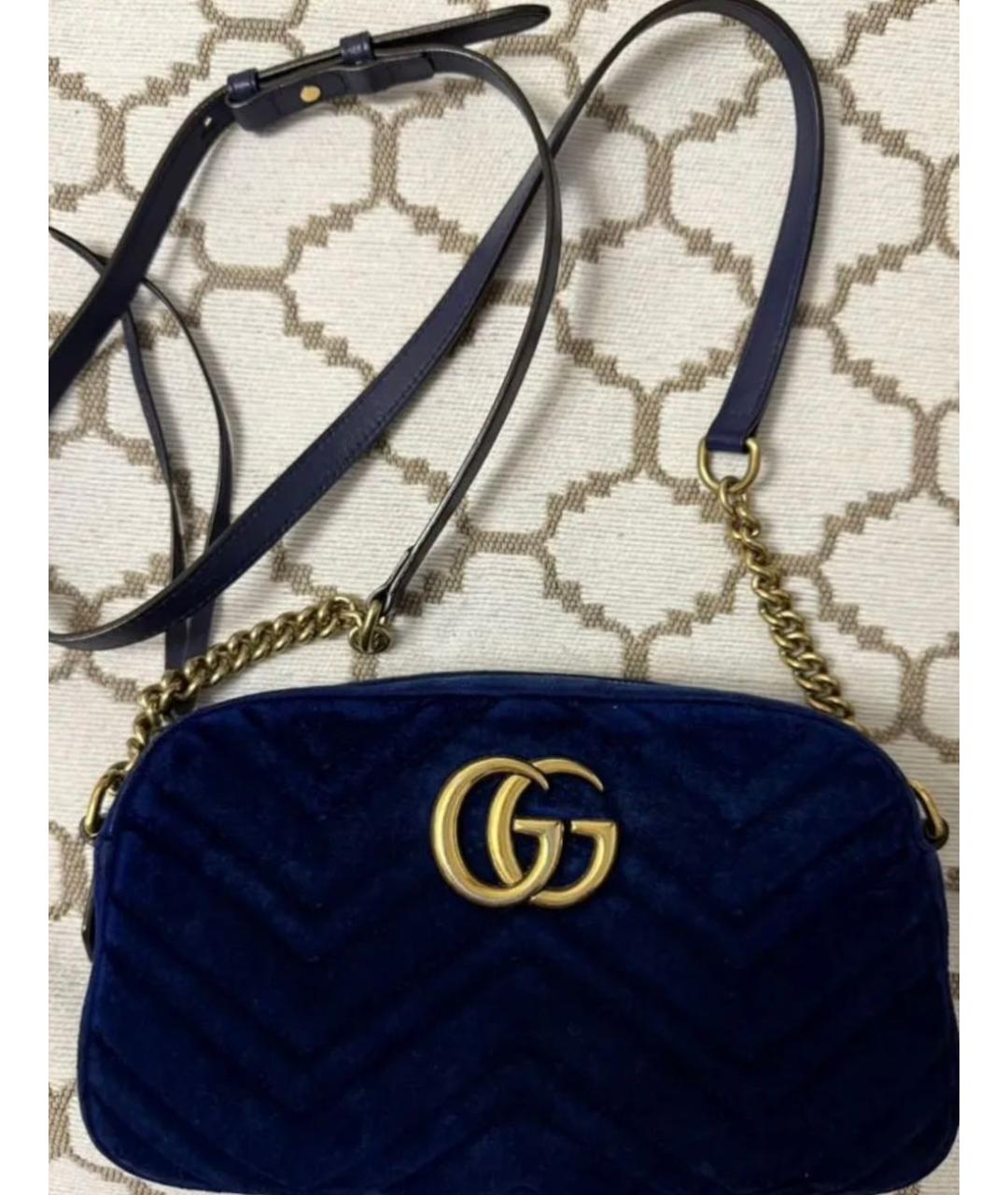 GUCCI Синяя сумка через плечо, фото 2