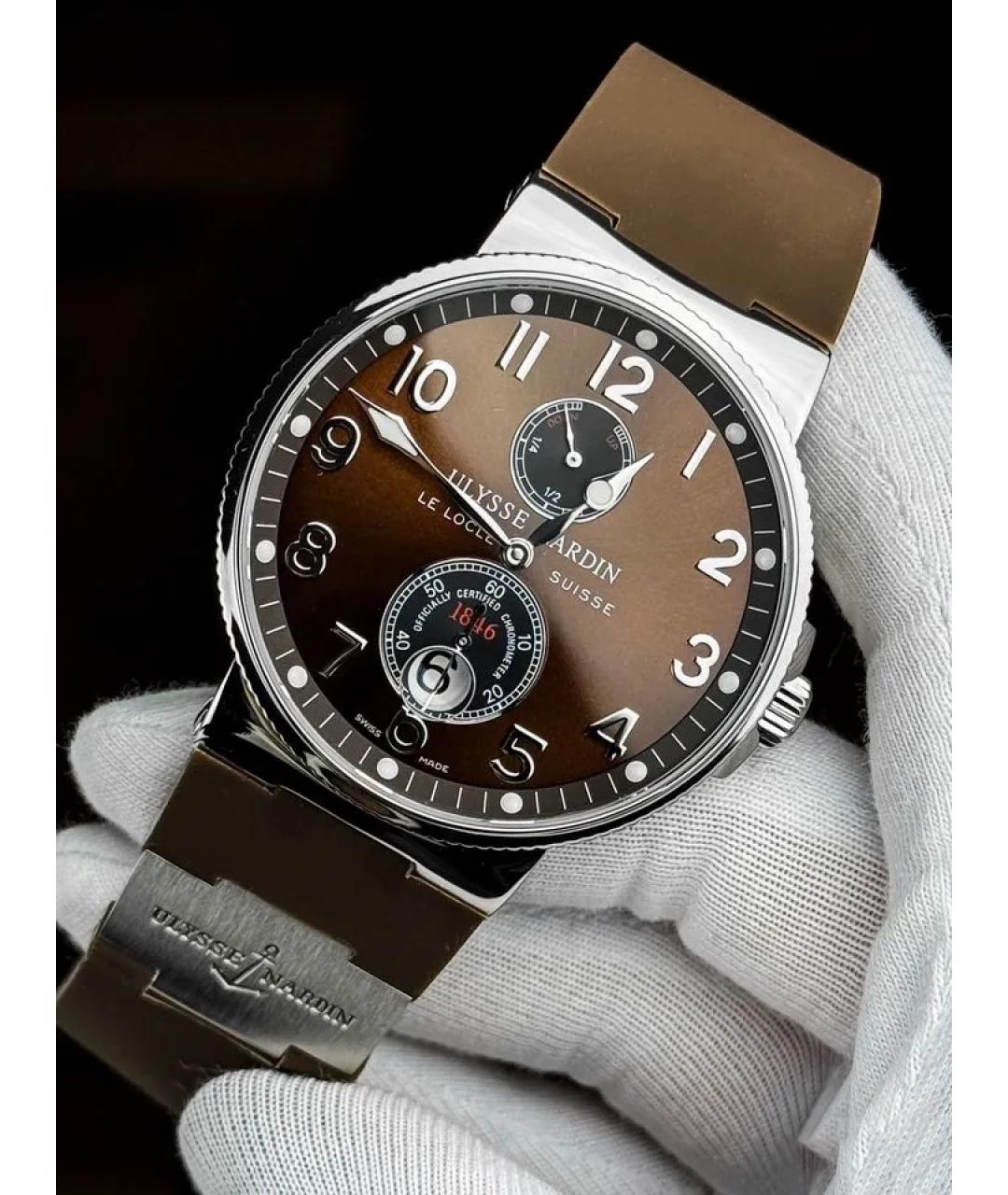 Ulysse Nardin Коричневые часы, фото 2