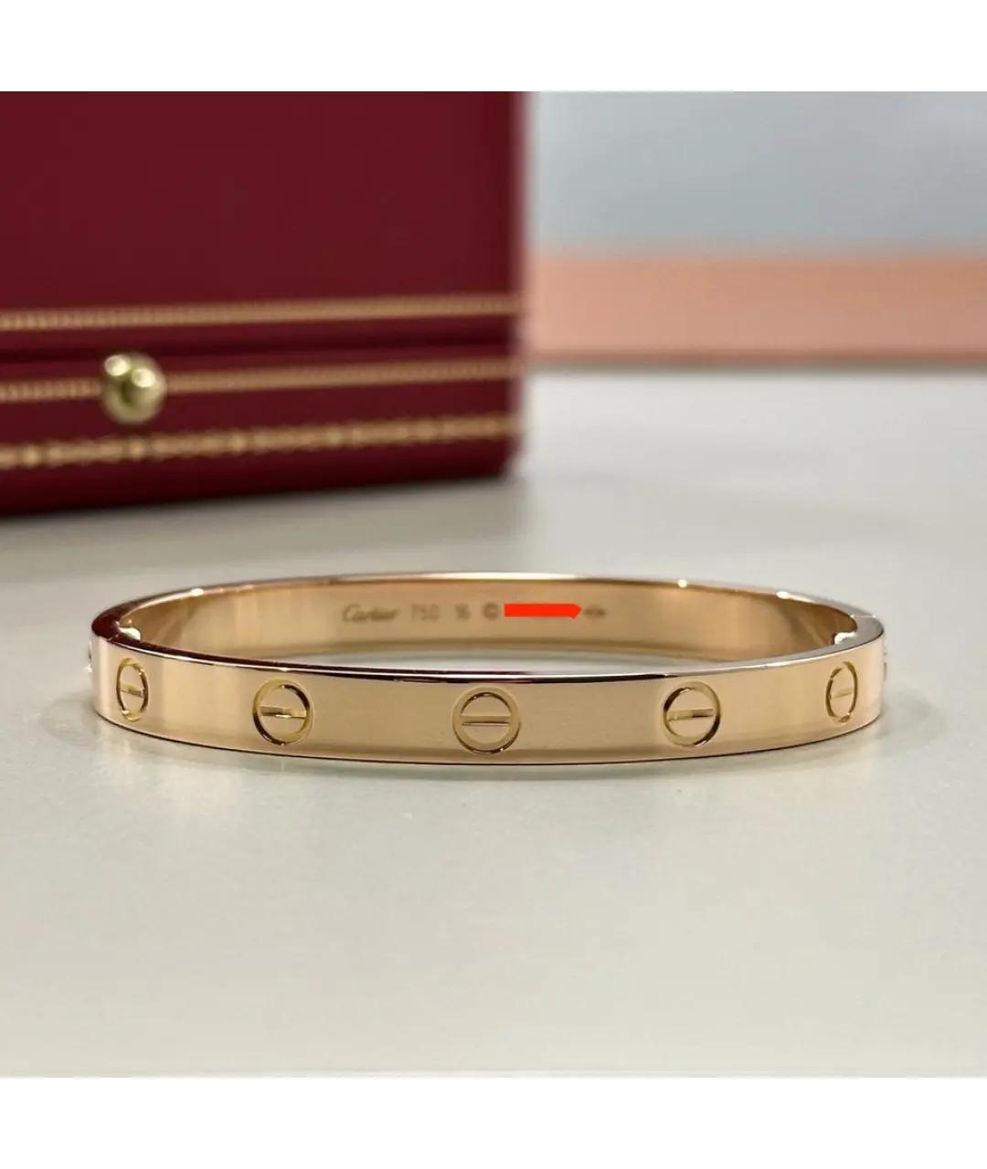 CARTIER Золотой браслет из розового золота, фото 2