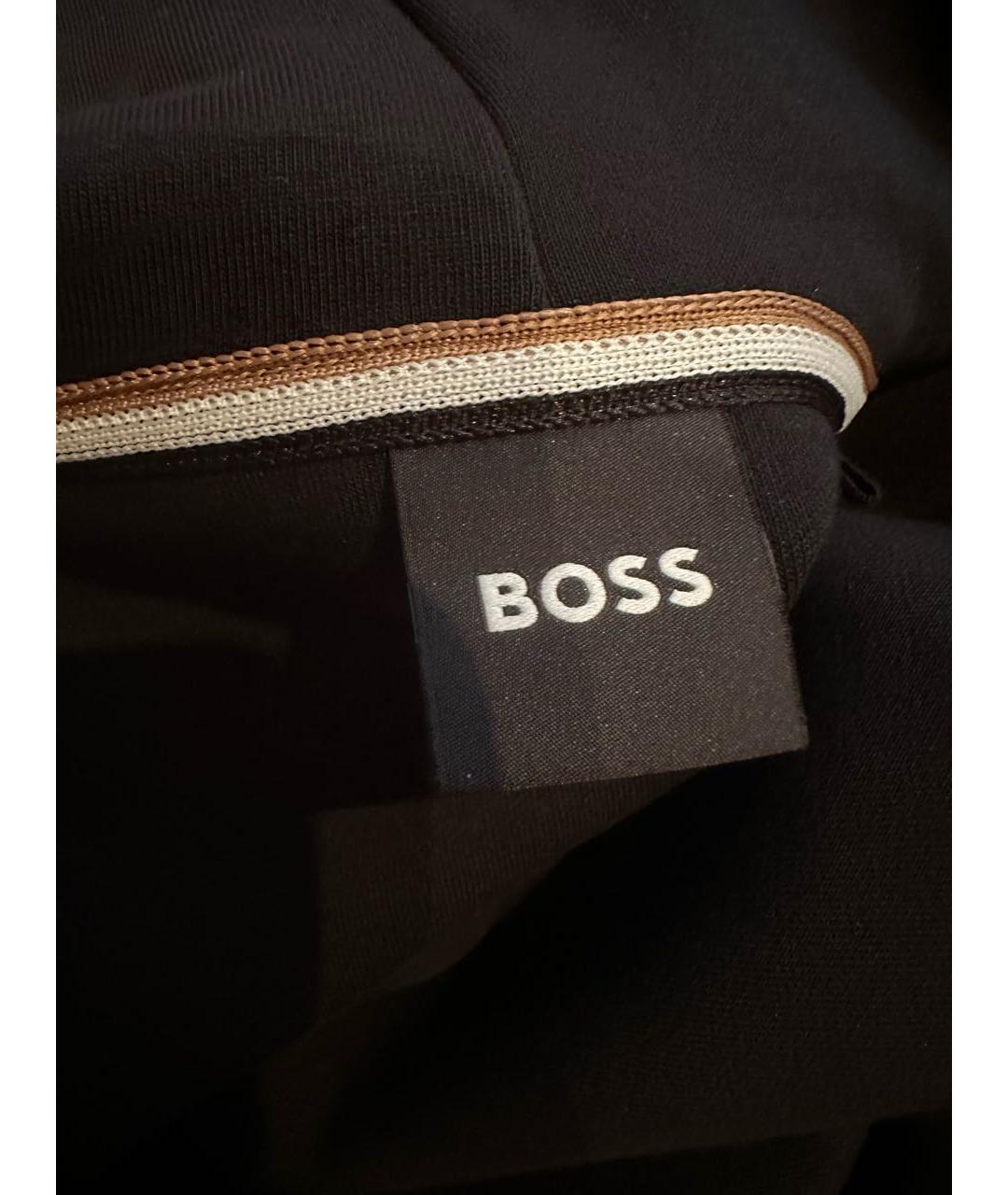 HUGO BOSS Черная хлопковая куртка, фото 4