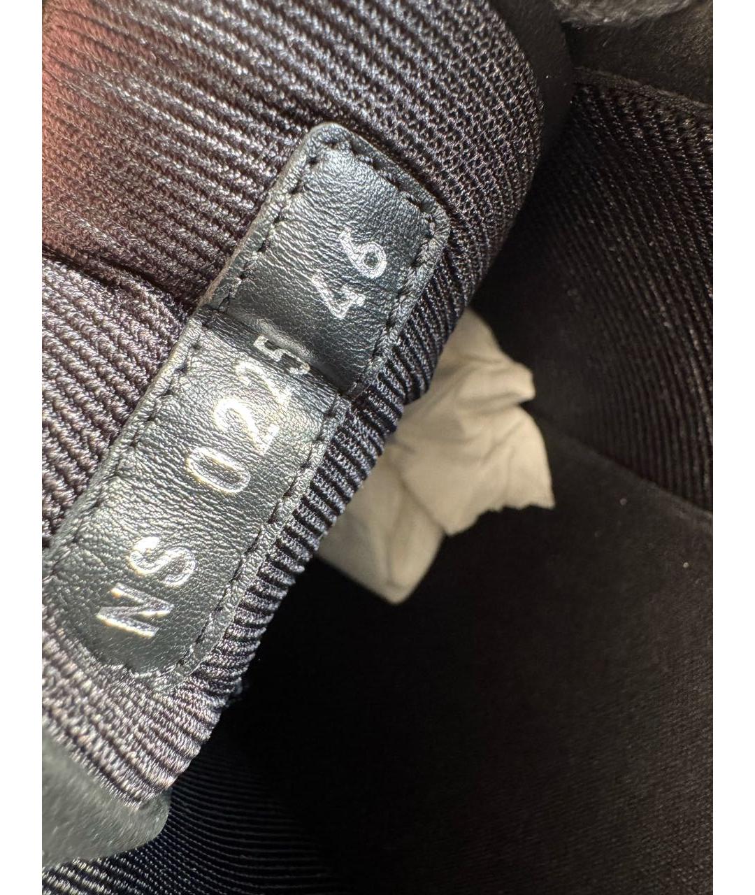 CHRISTIAN DIOR Черные кожаные низкие кроссовки / кеды, фото 6