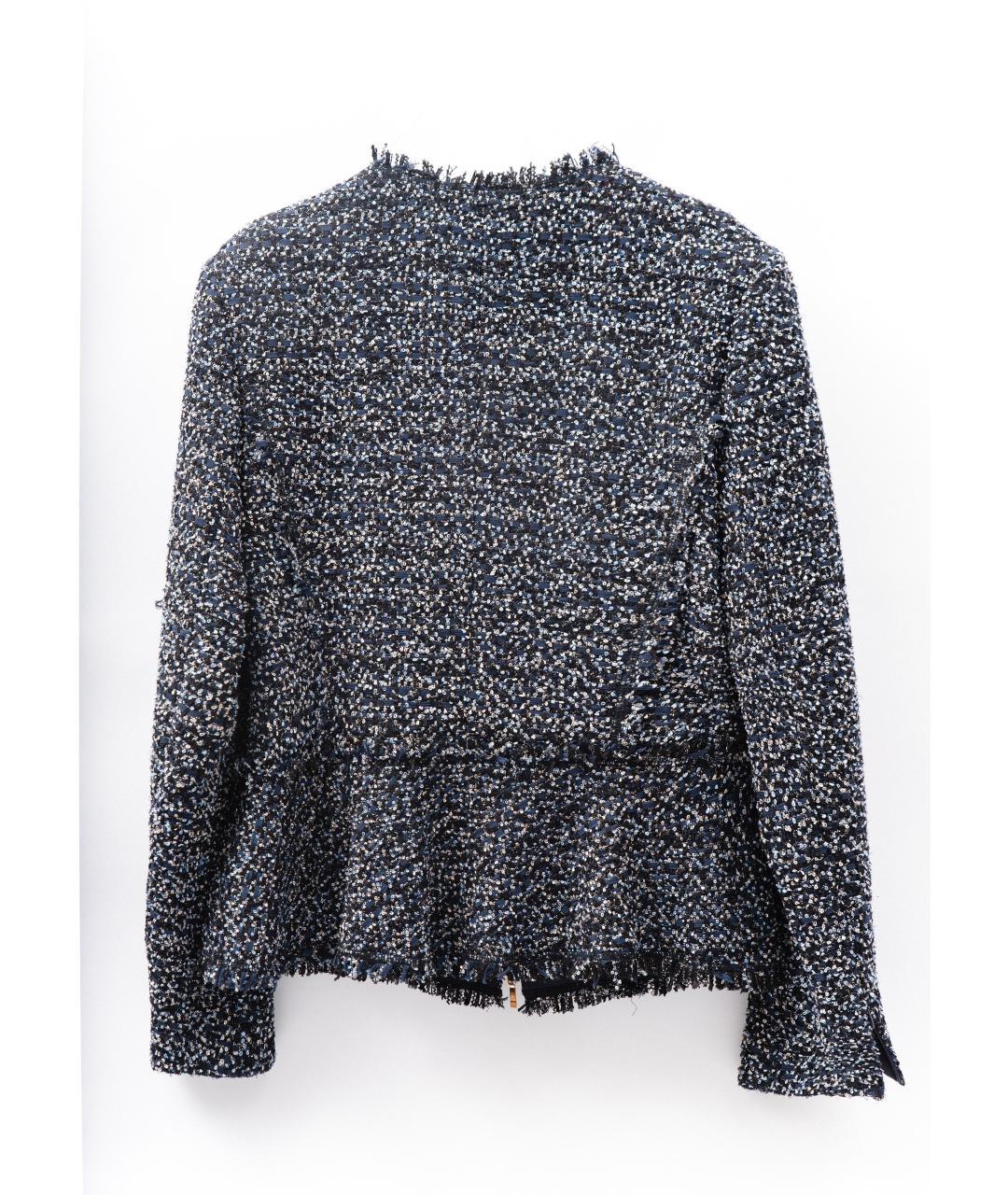 ESCADA Темно-синий полиамидовый жакет/пиджак, фото 2