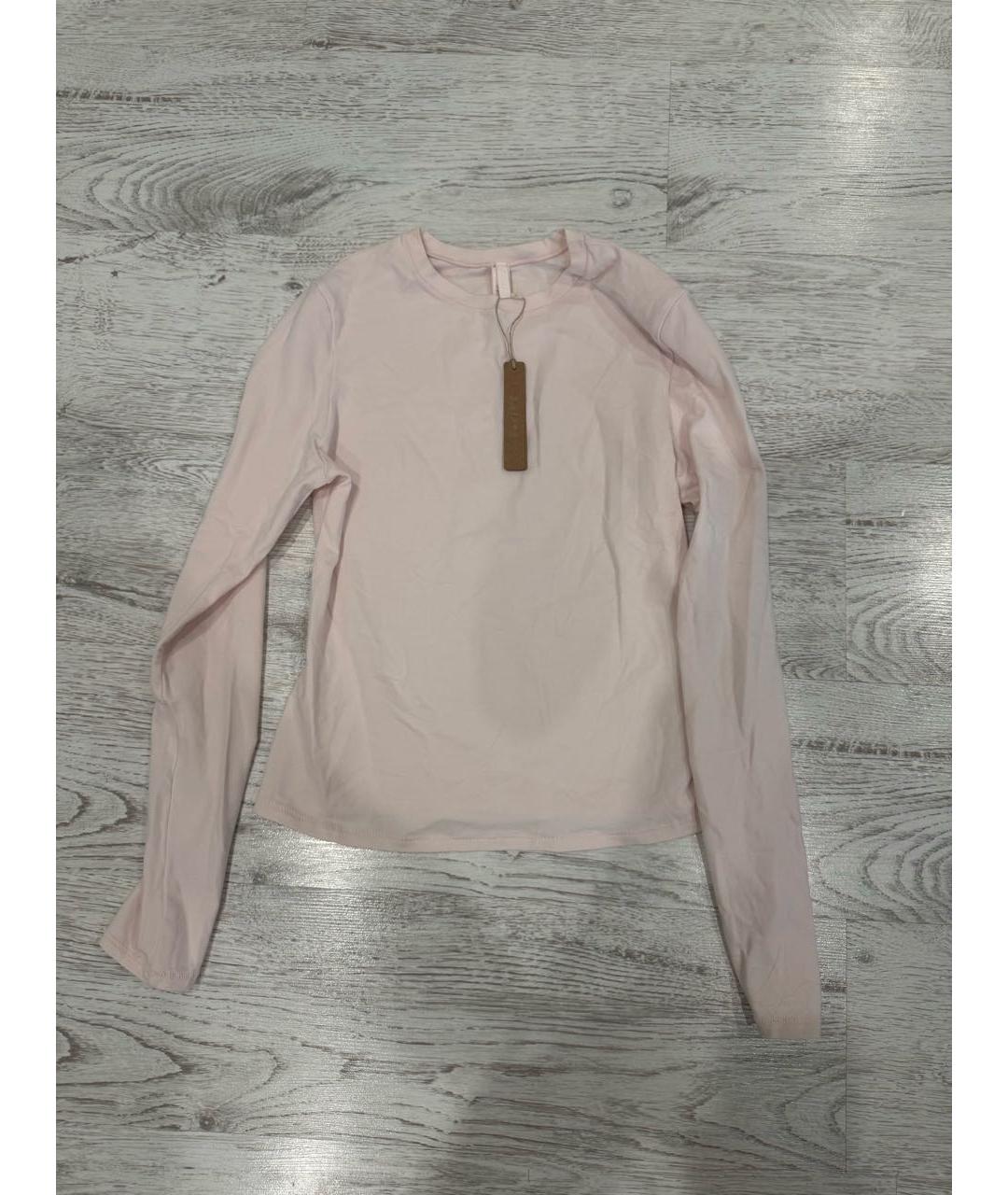 SKIMS Розовый хлопковый костюм с брюками, фото 5