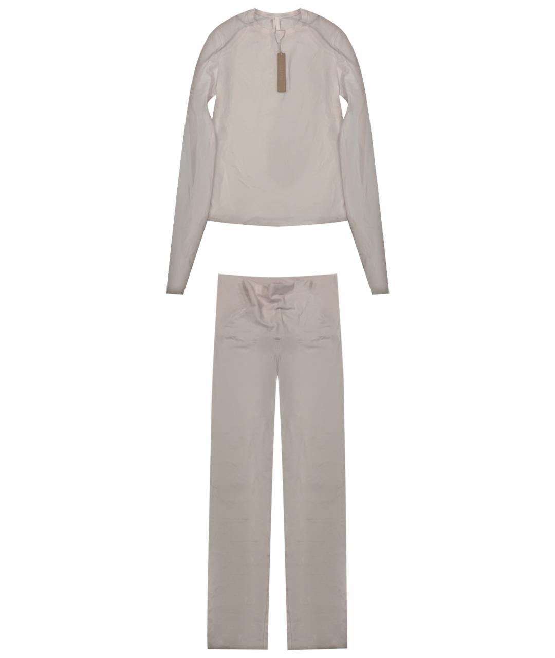 SKIMS Розовый хлопковый костюм с брюками, фото 1